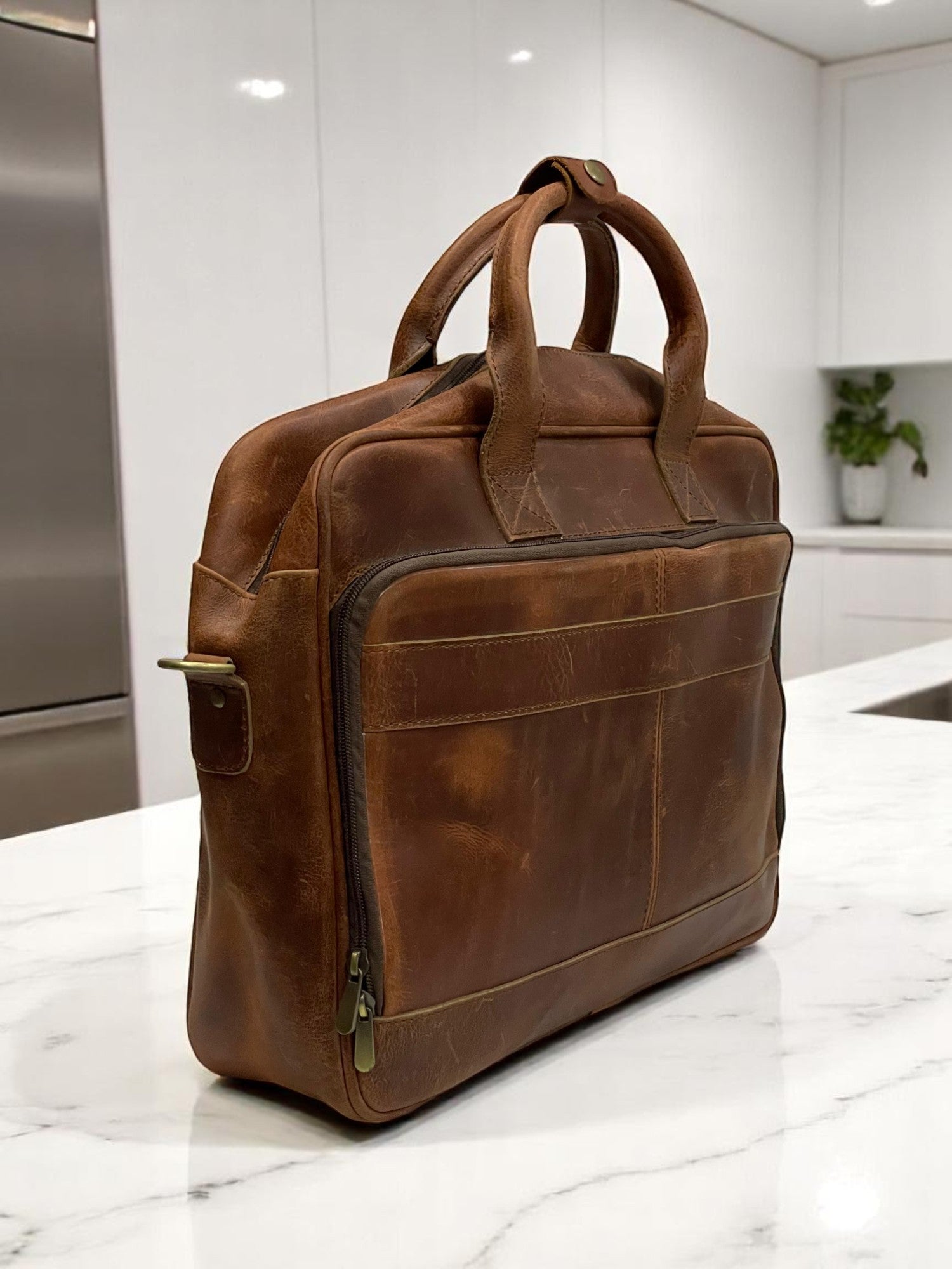 Raw Elegance The Cowhide Couture Carrier