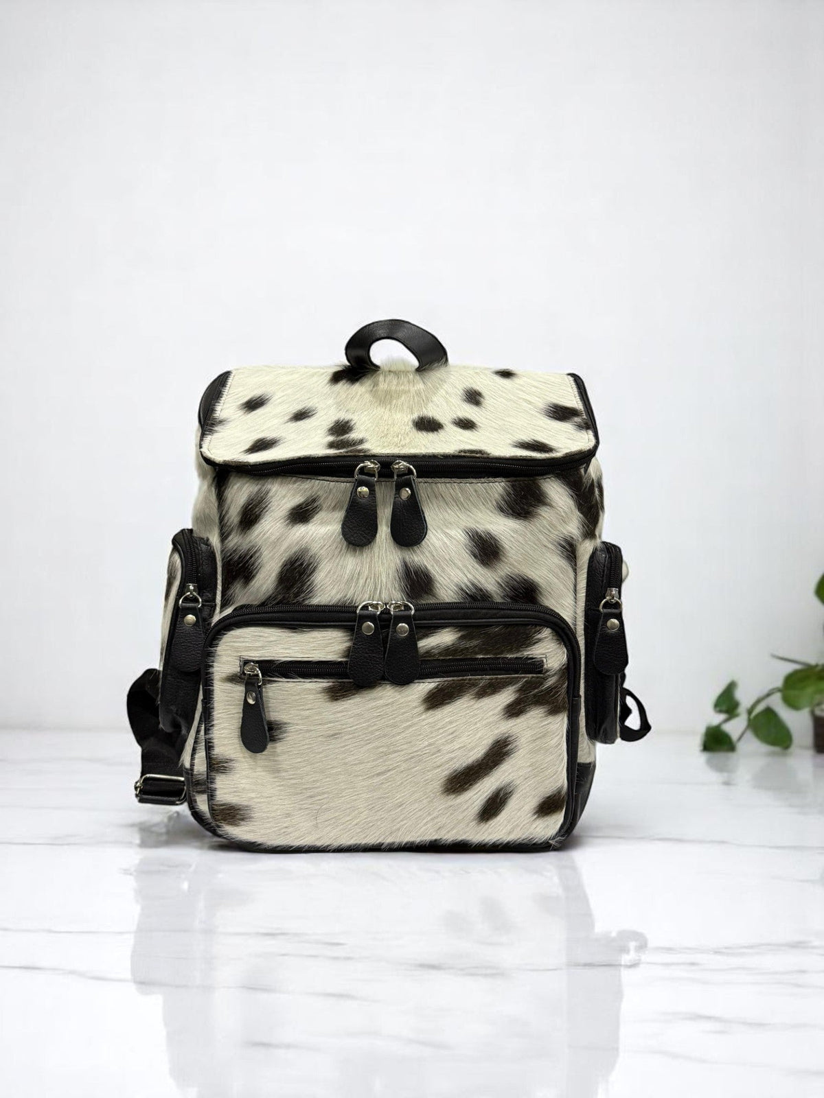 The Wild Nomad Luxe Calf-Hide Backpack
