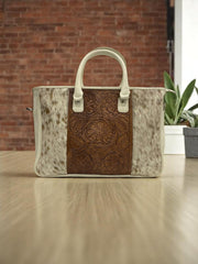 Regalia Handcrafted Luxury Leather &Cow Hide Handbag