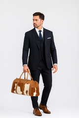Urban Wrangler Dual-Tone Hide Fashion Duffle Bag