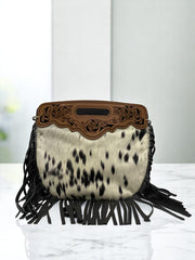 Luxe Cowhide Fashion Hand Bag